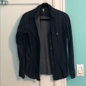 Jean button up